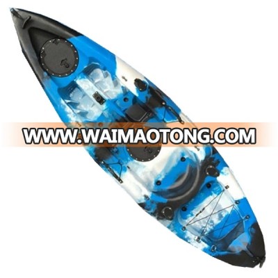 2019 hot China wholesale cheap no inflatable plastic sit on top fishing kayak